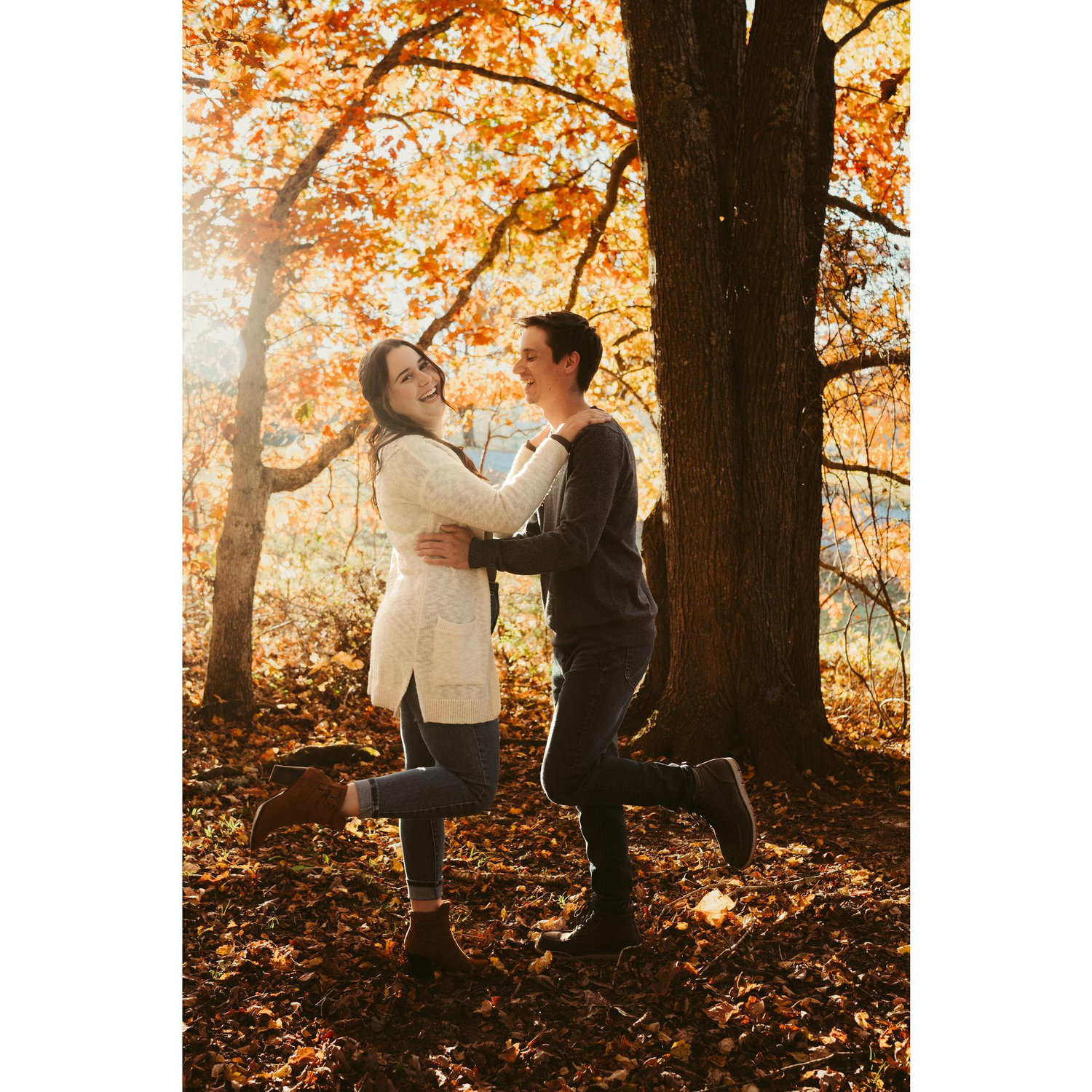 Our first photoshoot as an engaged couple!