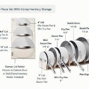 Ceramic Cookware & Minis Set | Nonstick Pots & Pans Set | Non-Toxic | Caraway