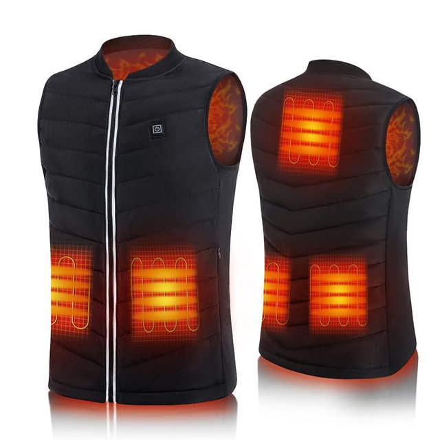 KONCL Heated Vest for Men Women with Battery Pack Included USB Electric Heating Vest Rechargeable Lightweight Warming vests