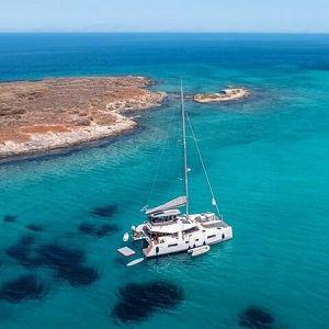 Boat day trip on our Greek honeymoon!