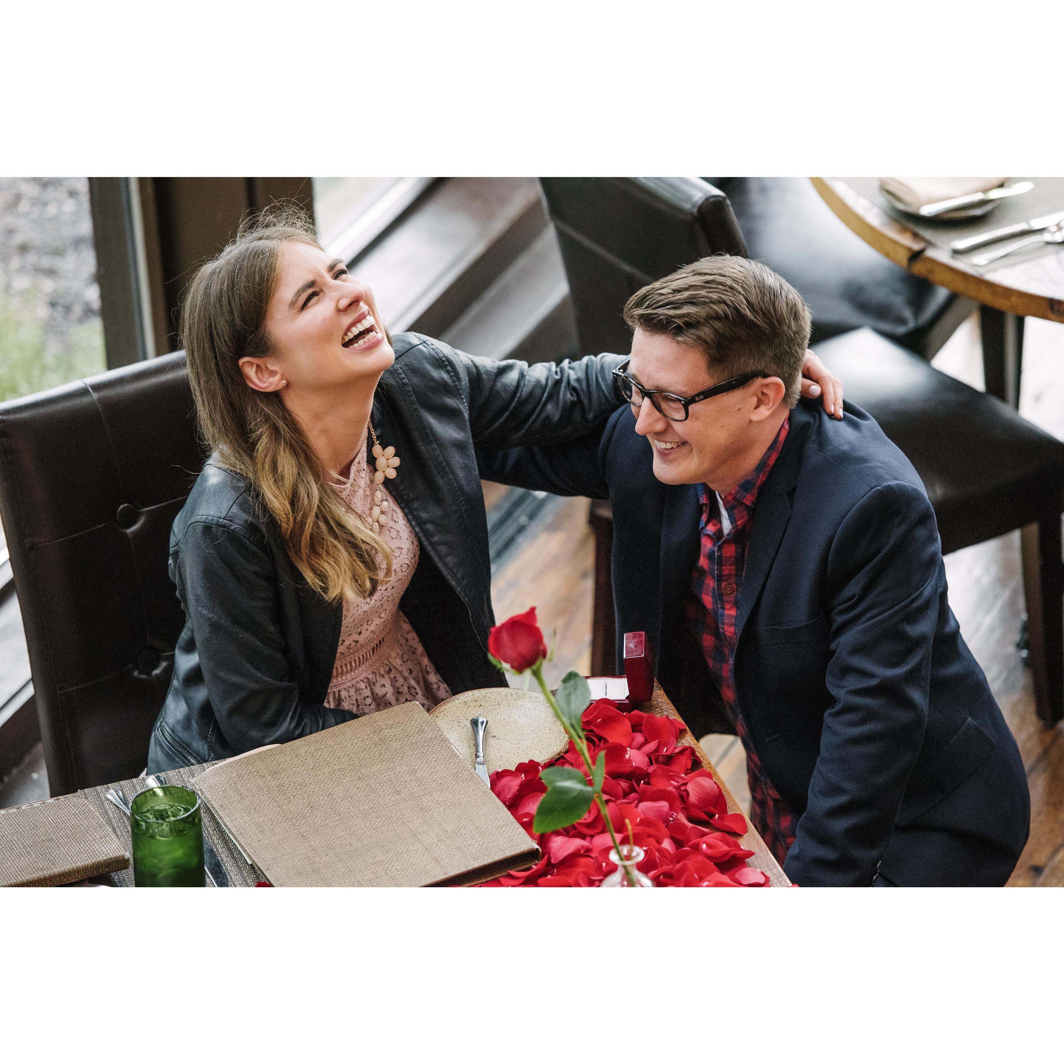 The Final Stop: He asked and she said yes!