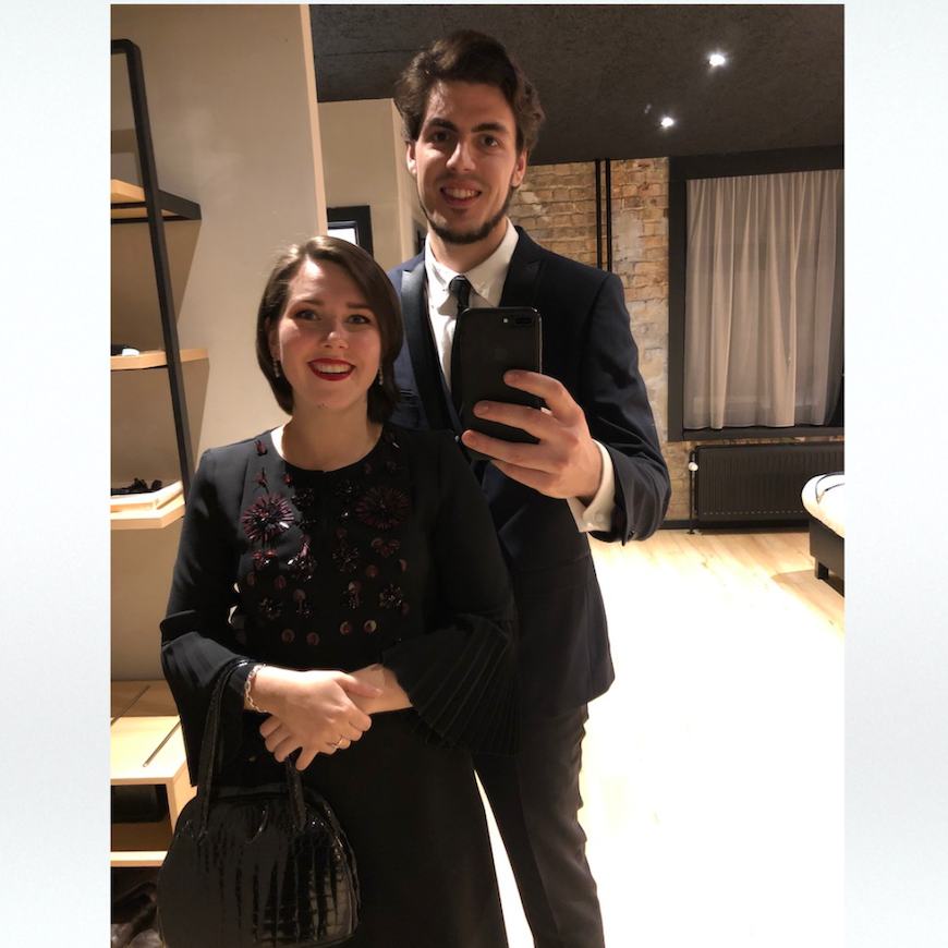 As if we're fancy.