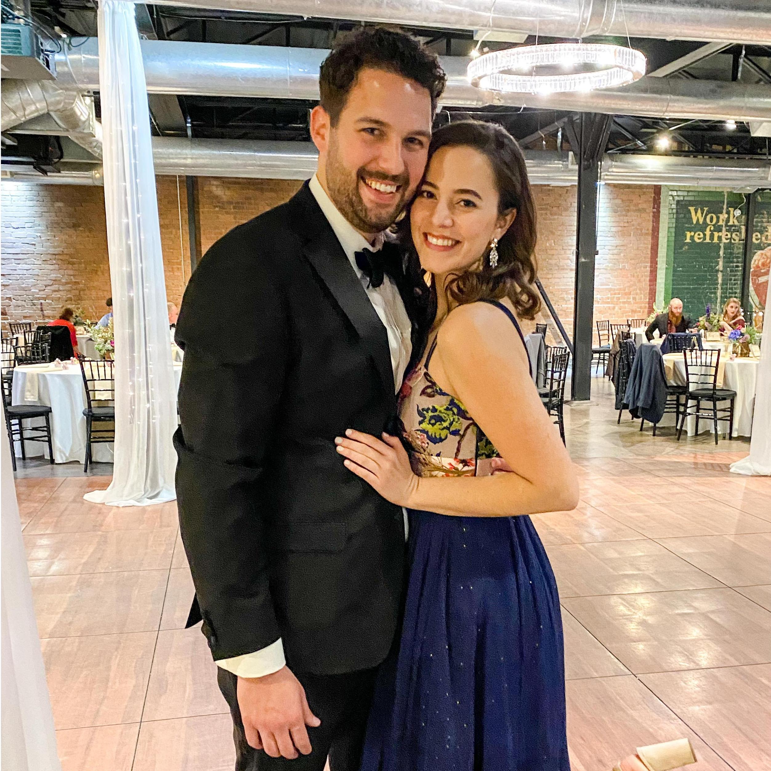 Celebrating Ryan and Aubrey's wedding. (The night before Luke proposed!)