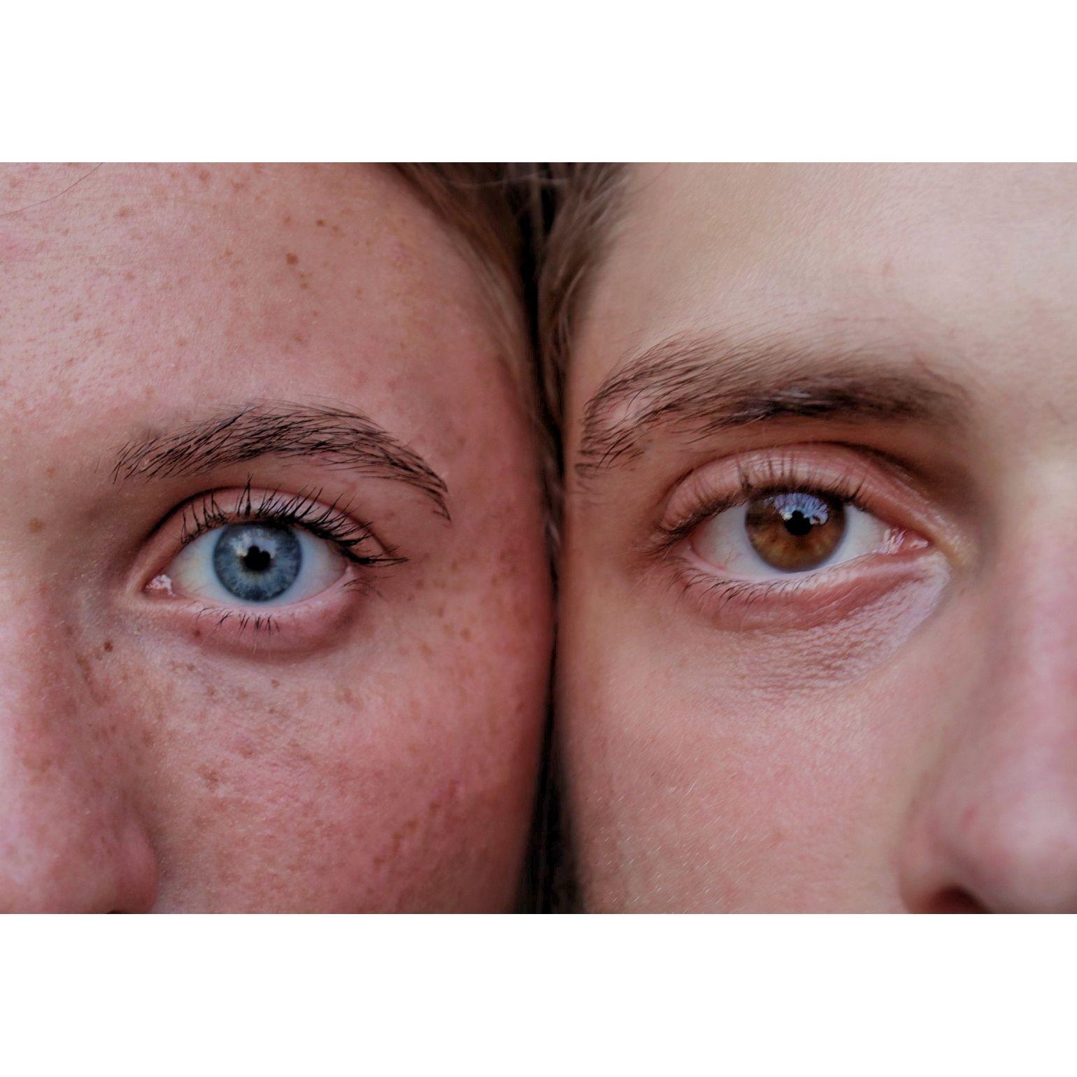 Our wedding colors were chosen as blue and brown to match our eyes.