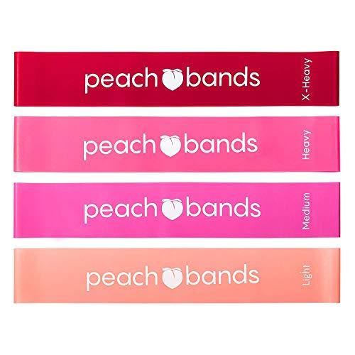 Peach Bands Resistance Bands Set - Exercise Workout Booty Bands for Legs and Butt