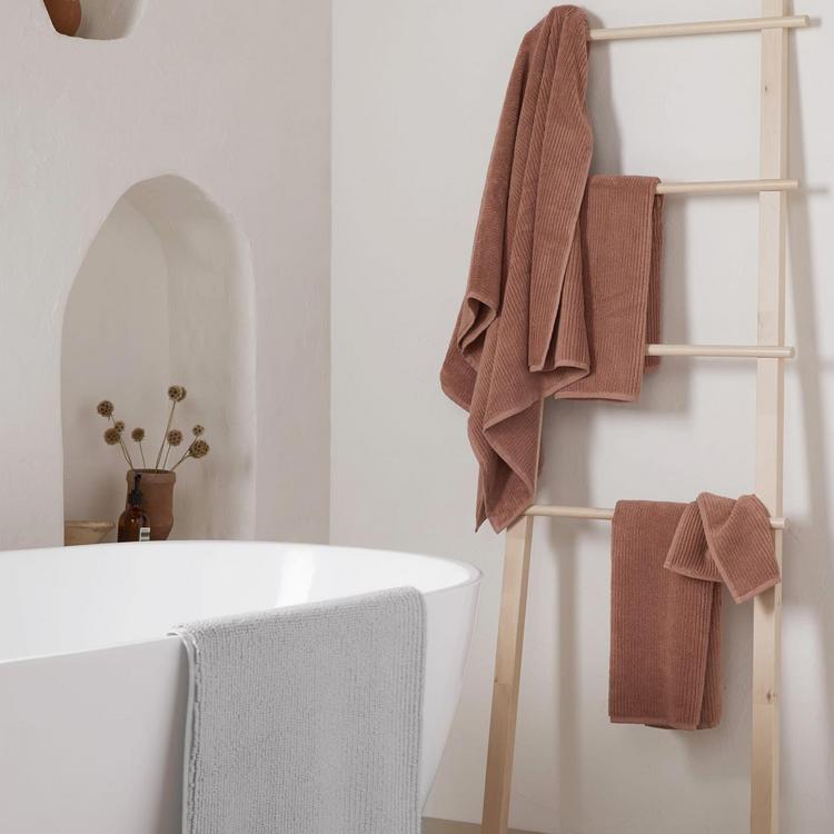 Parachute Soft Rib Hand Towel - Ochre