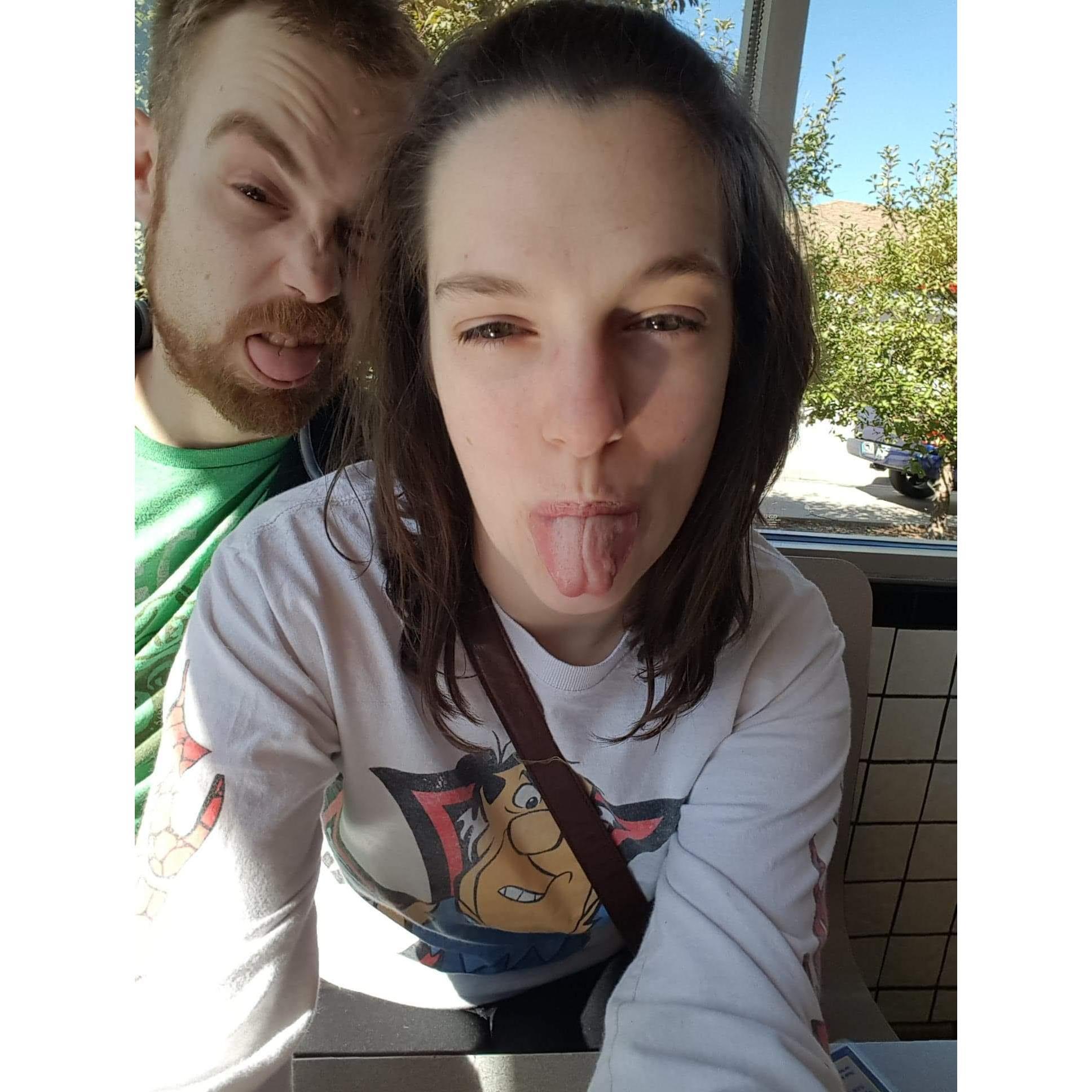 On our way to the Colorado Zoo in 2019
