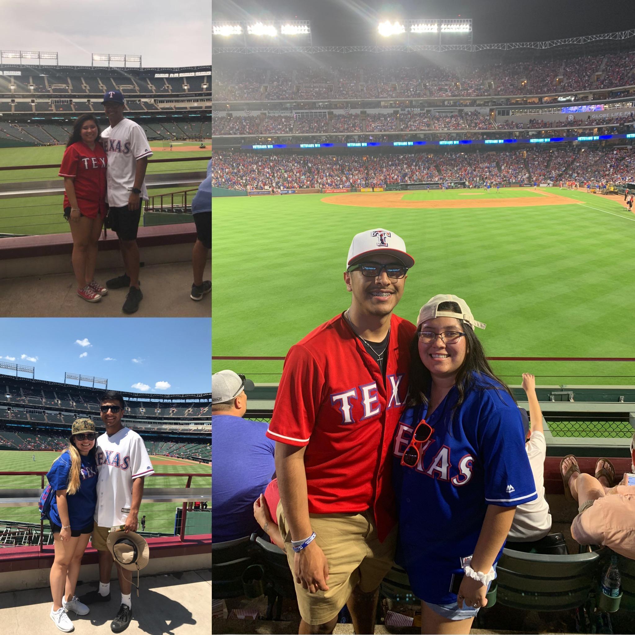 1st, 2nd & 3rd annual Texas Rangers game.
