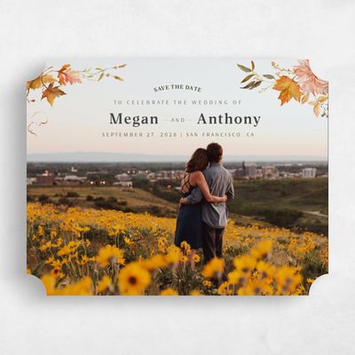 Black Ticket Wedding Save the Date - Lysete Photo