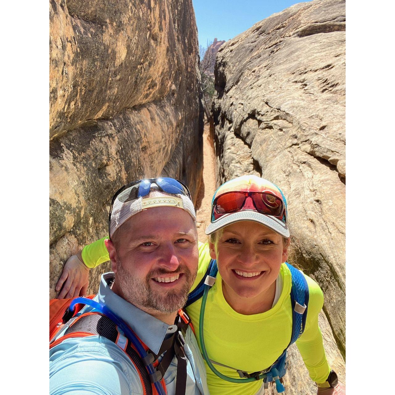 Hiking in Canyonlands
