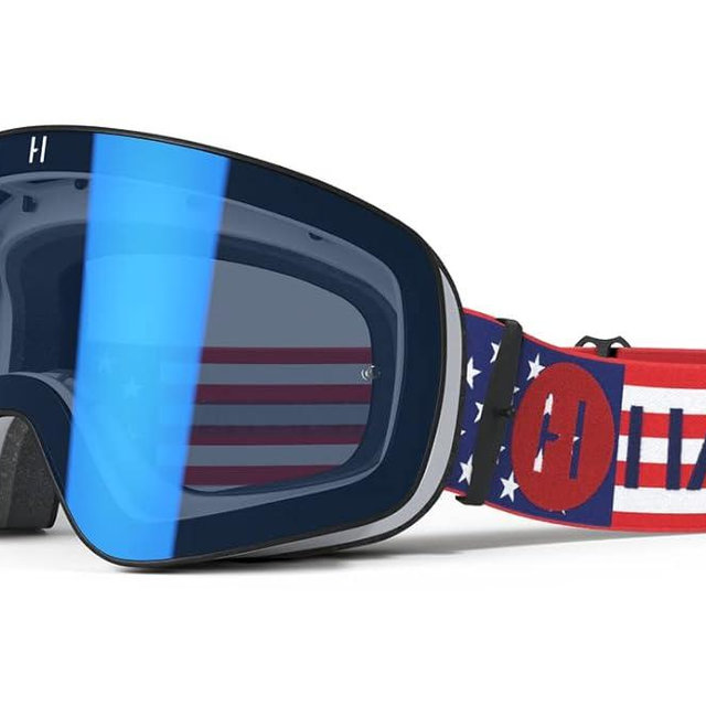 Havoc Racing Magnetic Frameless Goggles - For Motocross, Dirt Biking, Snowboarding, ATV, & UTV - UV Blocking Anti-Fog Goggles