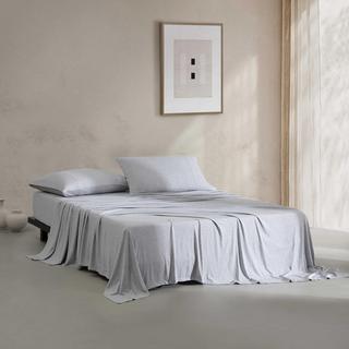 Modern Melange Cotton 4-Piece Sheet Set