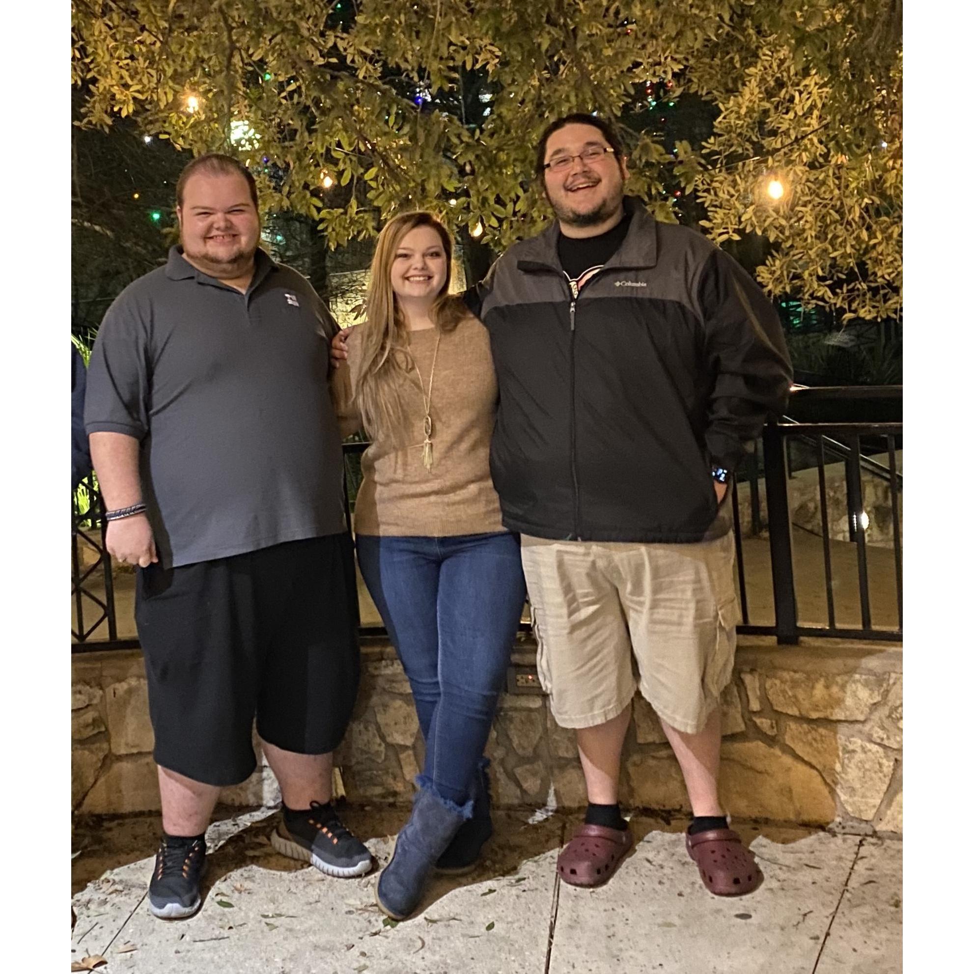 Family outing to the Riverwalk