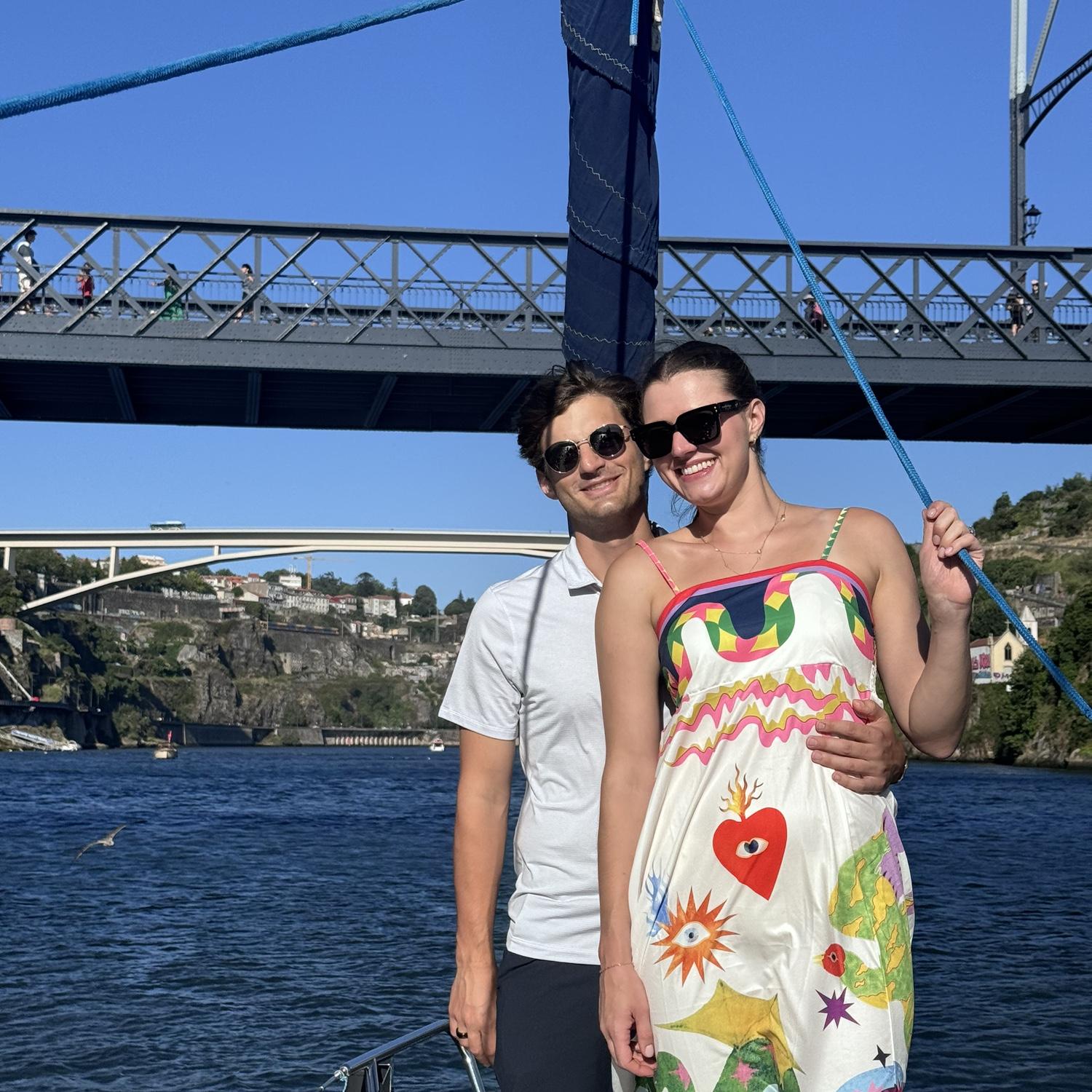 July 21, 2024
Enjoying our engagement, sailing on the Douro River in Porto, Portugal!