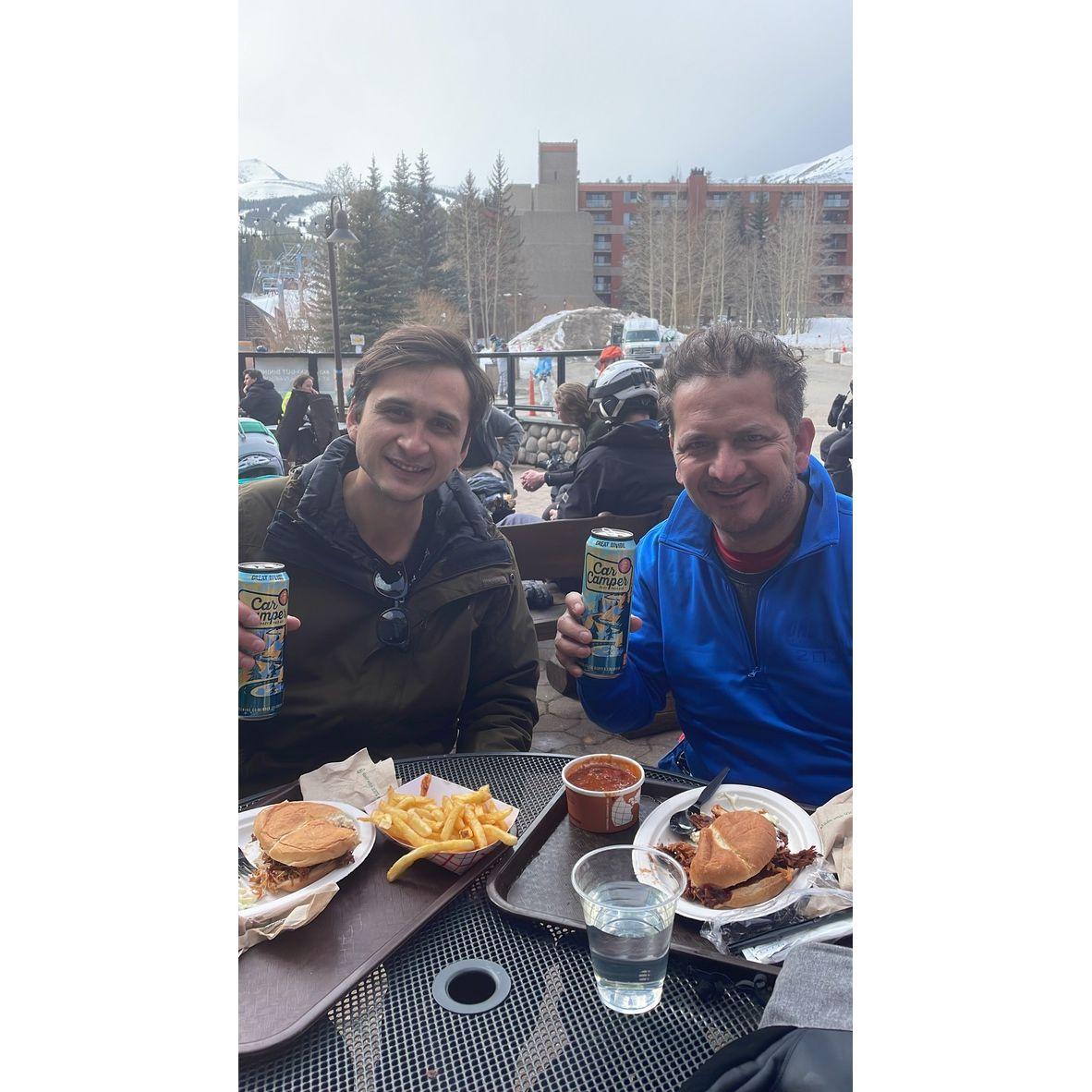 Sharing one of our favorite pastimes with Tío Juan