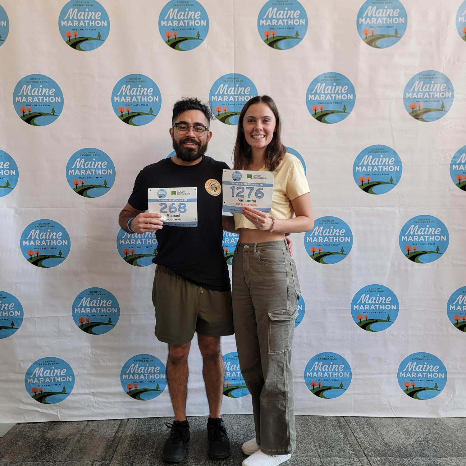 Trained together and ran the Maine Marathon in October 2024