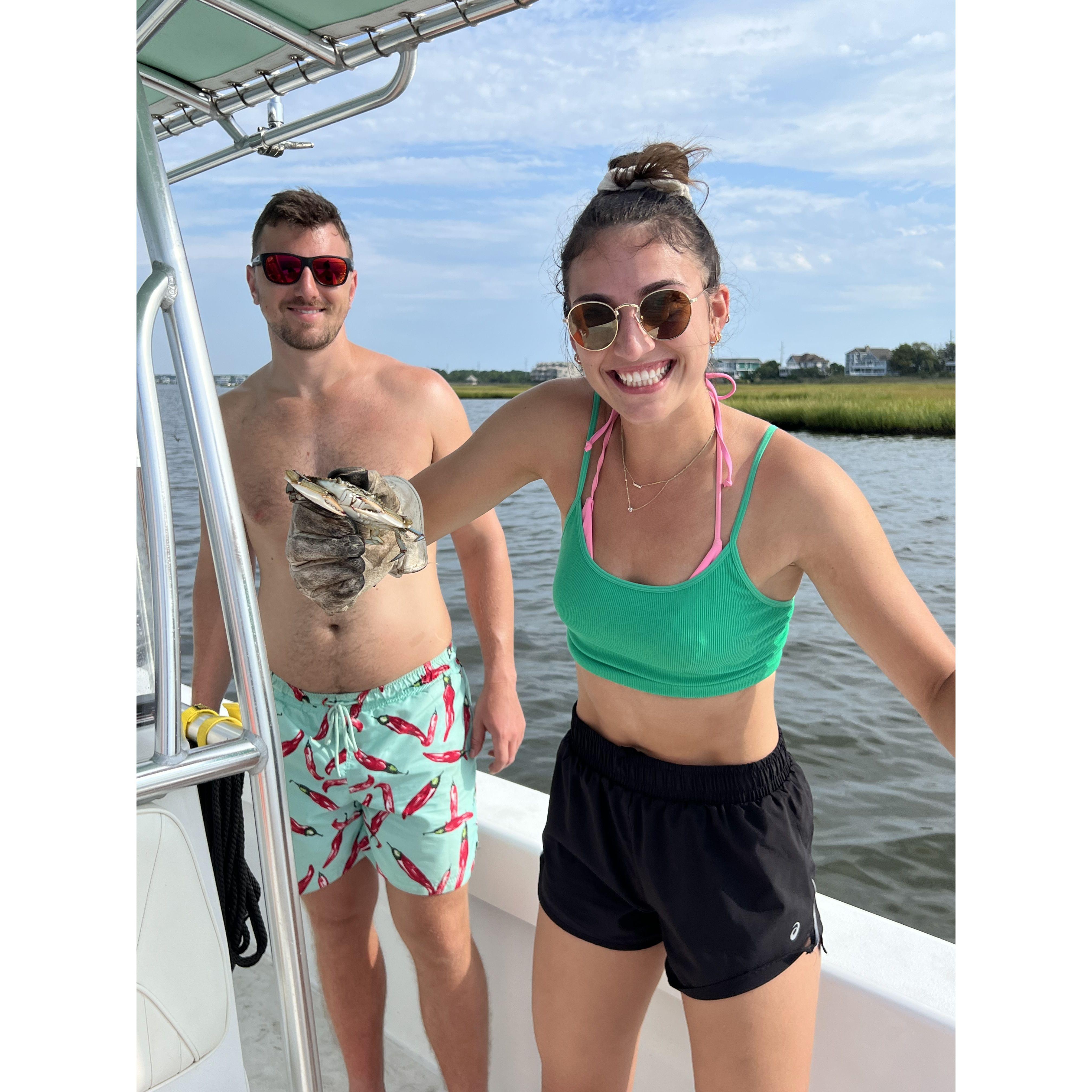 First time crabbin'