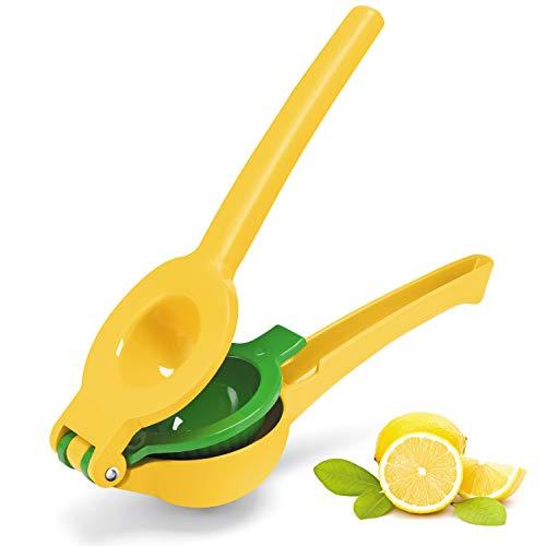 ZEYUAN Manual Juicer Lemon Lime Squeezer,Metal Juicer Citrus Squeezer Press,Professional Hand Juicer Kitchen Tool(2-in-1）