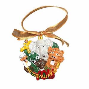 New Orleans Mardi Gras Audobon Zoo They All Axed For You Christmas Ornament Free Gift Box