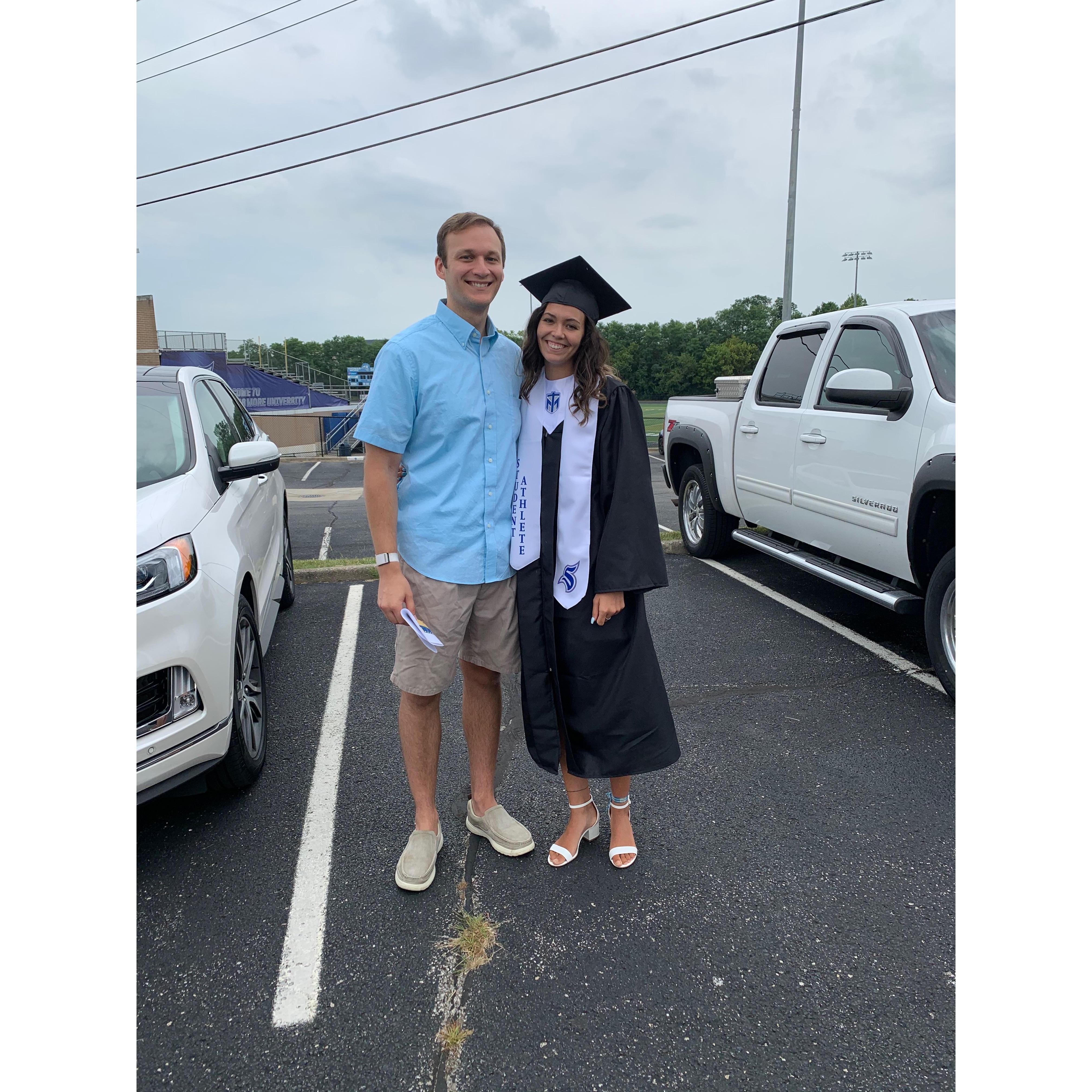 Samantha's college graduation from Thomas More University