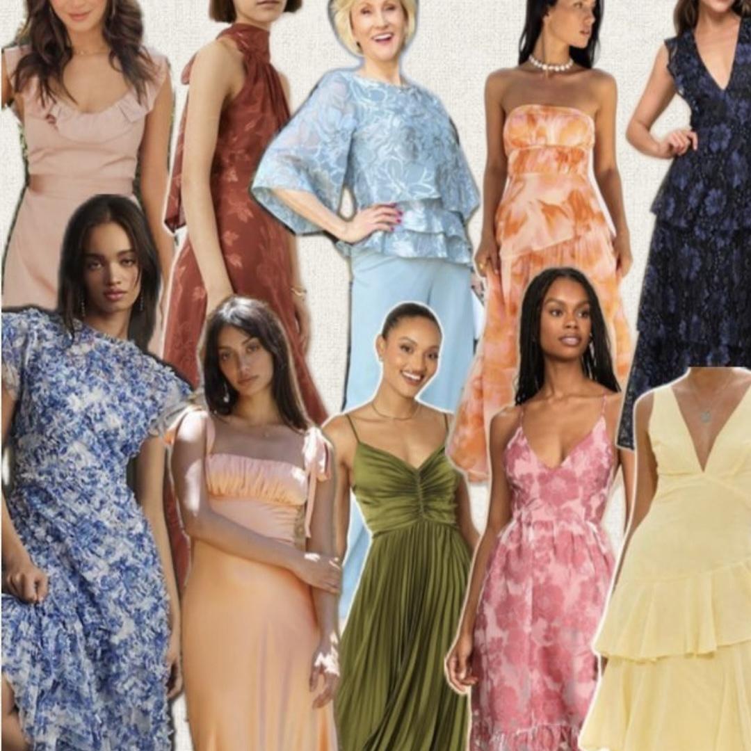 Ladies: Midi and Maxi dresses are recommended, or pantsuits if desired. Prints and bright colors are encouraged. Floral Prints with white are acceptable as well.
