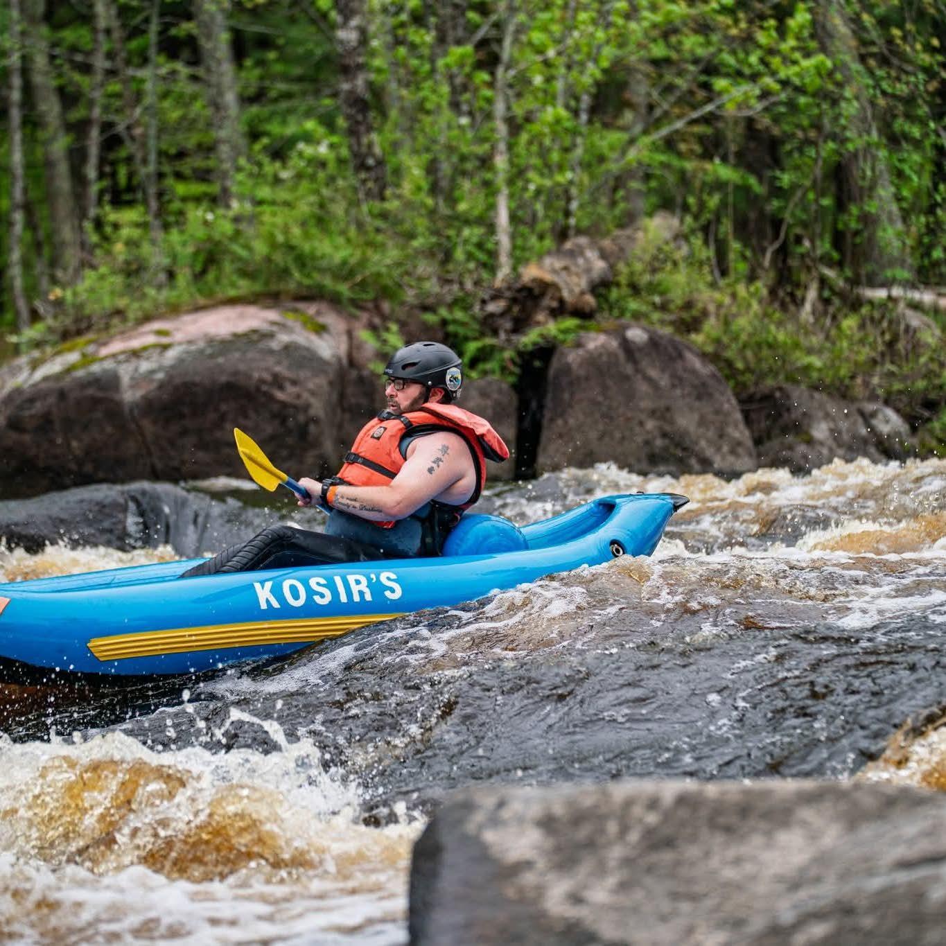 Dave whitewater rafting