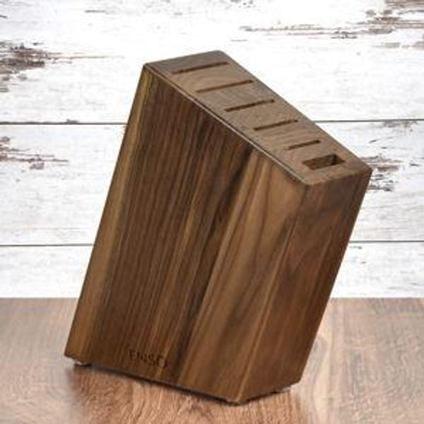 Enso 6 Slot Walnut Knife Block