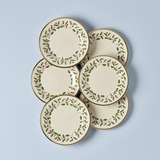 Holiday Salad Plate, Set of 6