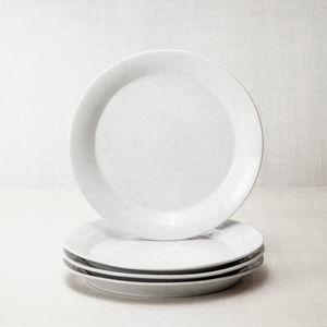 Classic Lunch Plate - White on White