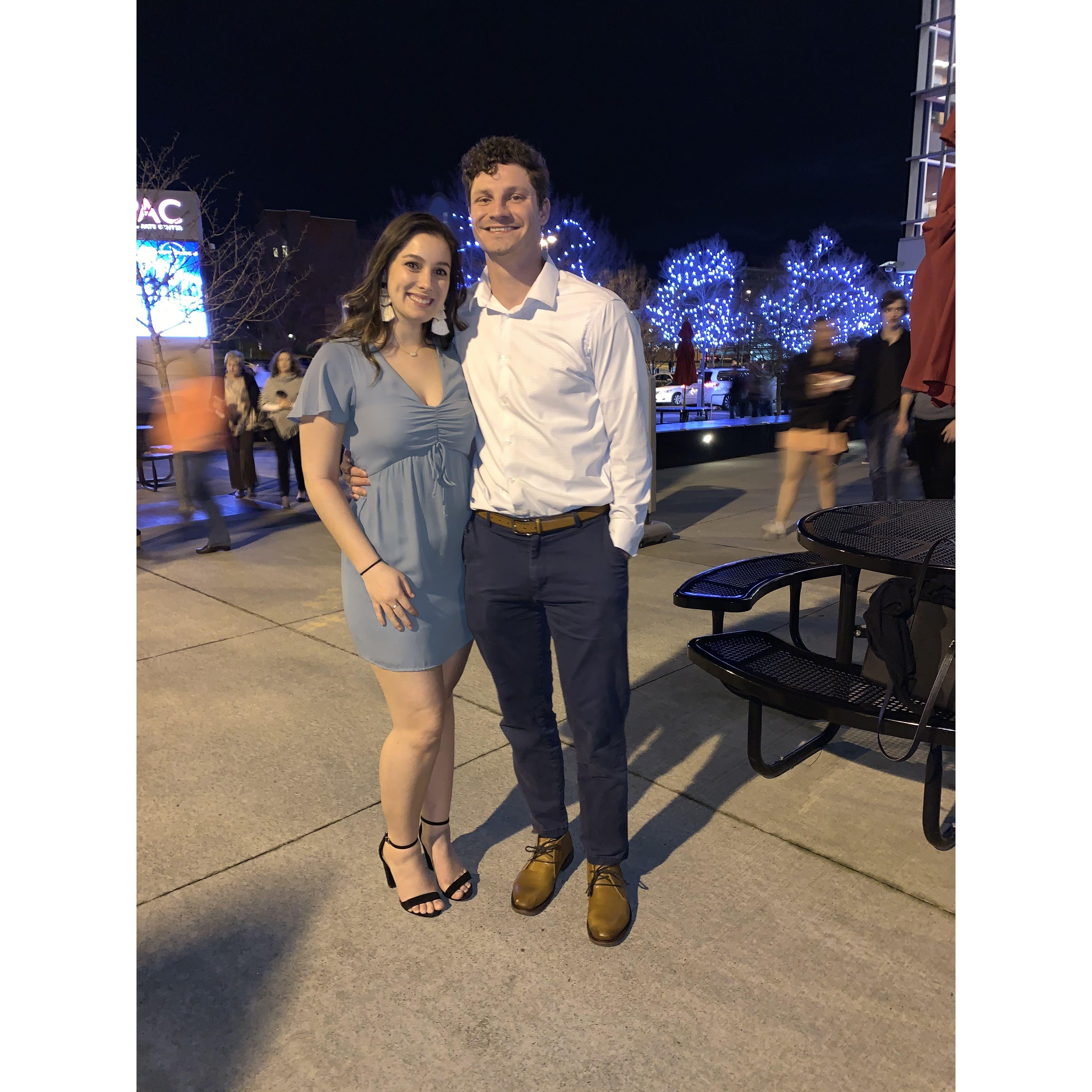 Going to see Le Mis at DPAC right before the world shut down.