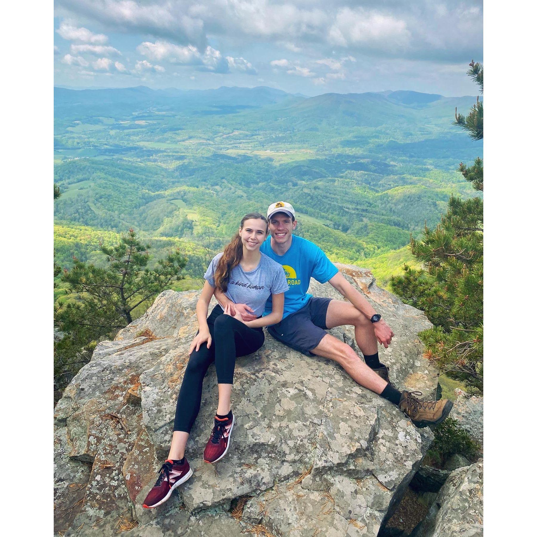 May 2022 - Jalen convinces Shanelle to go on more hikes