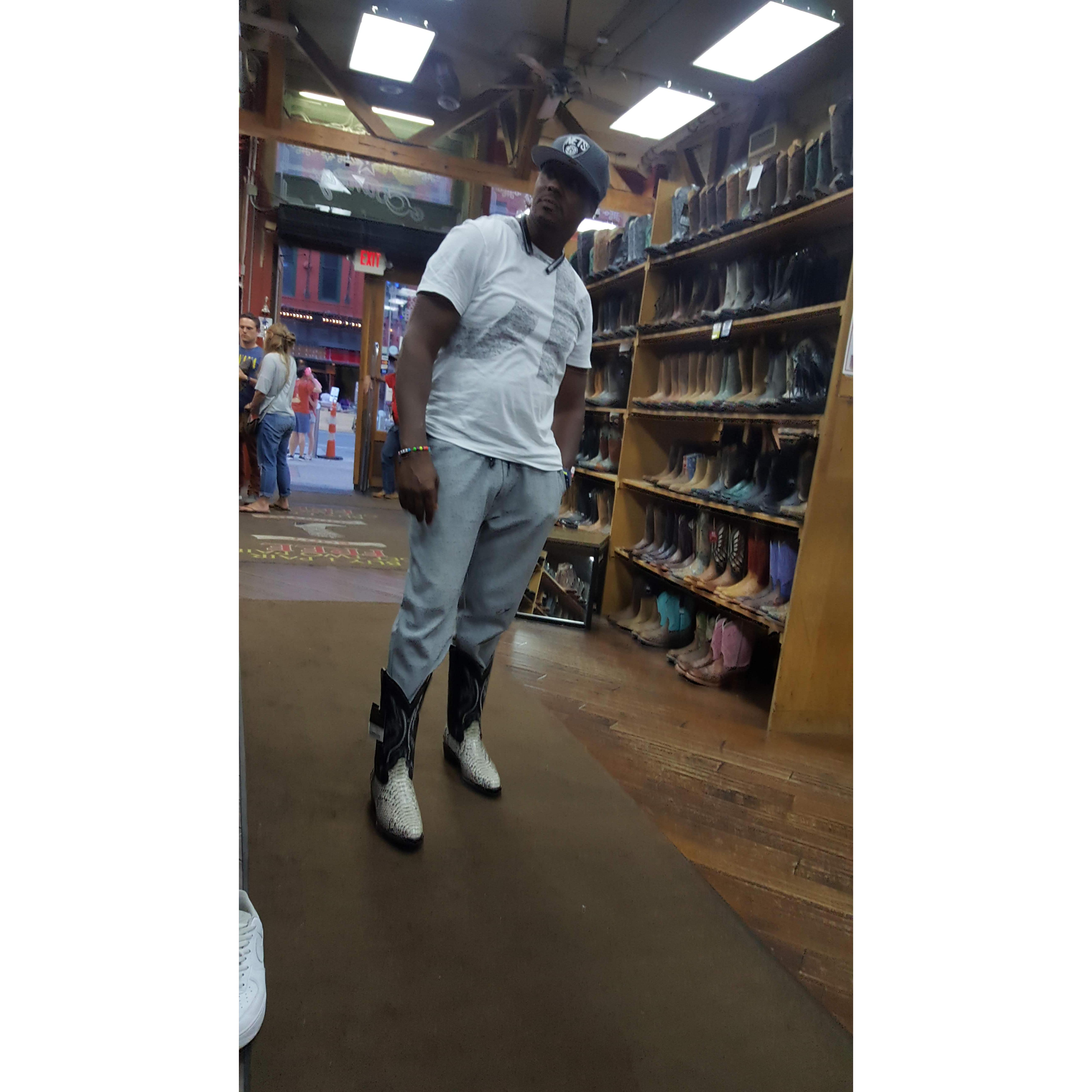 These boots are made for walking