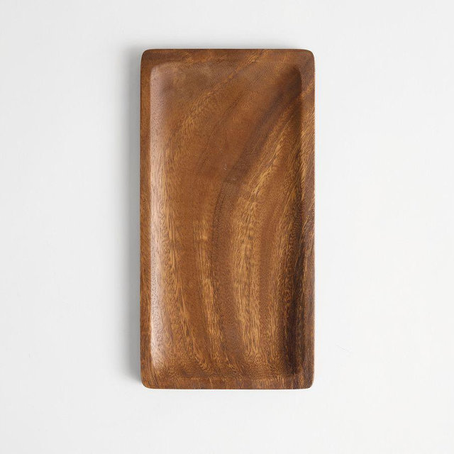 Acacia Wood Rectangle Cheese Board, Small - Brown