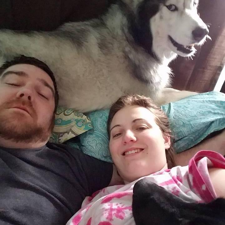 I love that he loves our puppies!