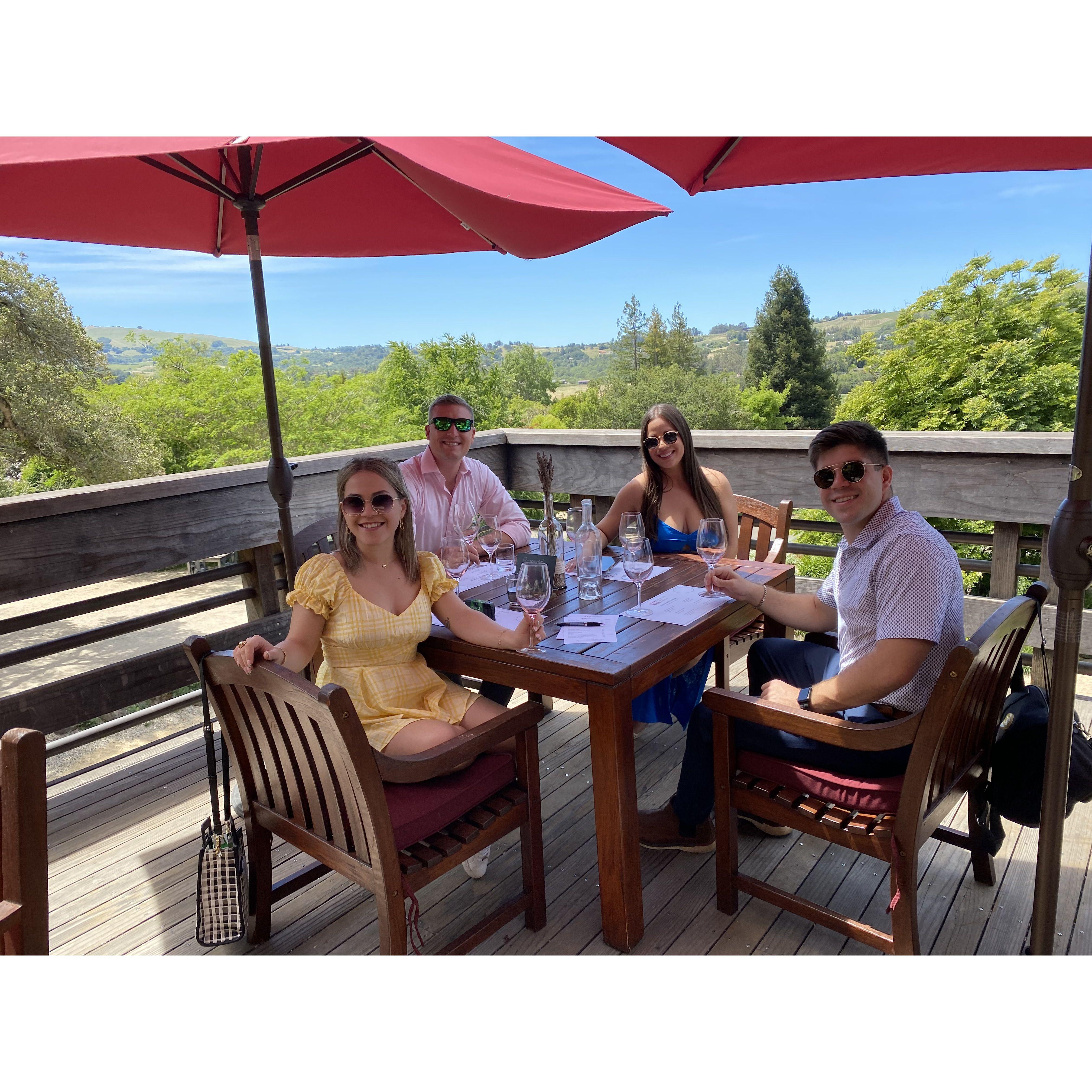 First family trip to Wine Country