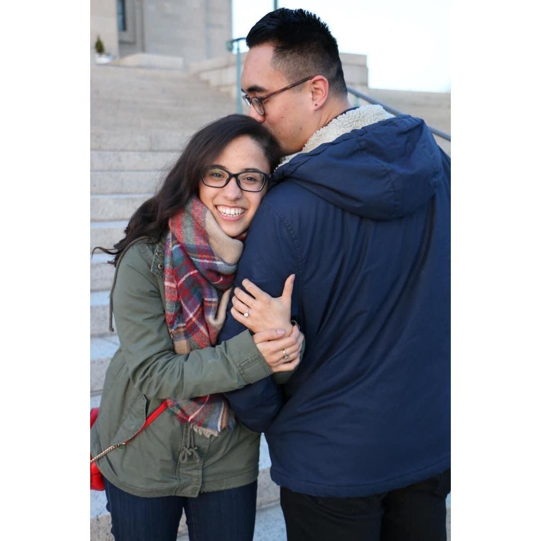 December 2018.
The Day Randall asked Bianca to be his wife. Unknowing to the viewer. Bianca is several step higher than Randall is.