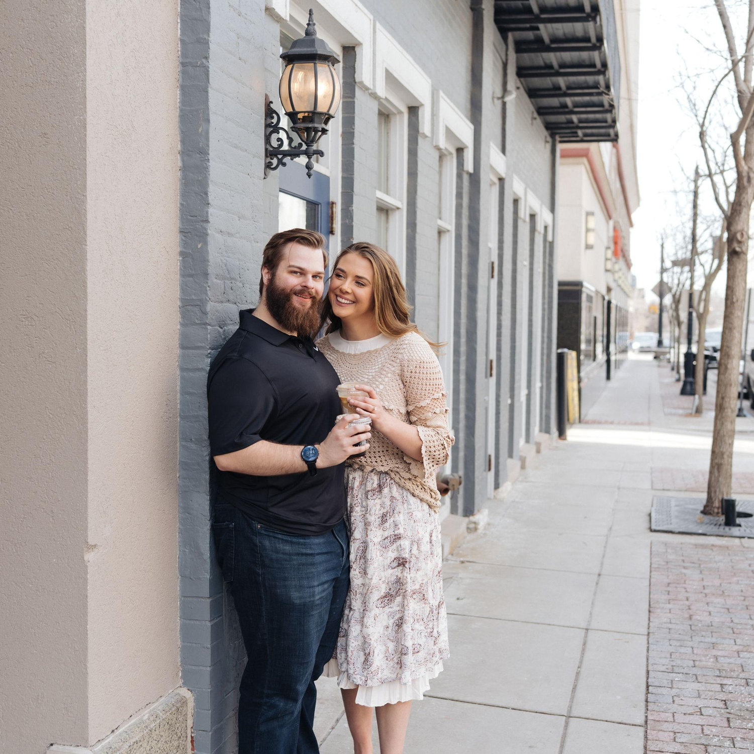 Our engagement photo shoot was so fun!