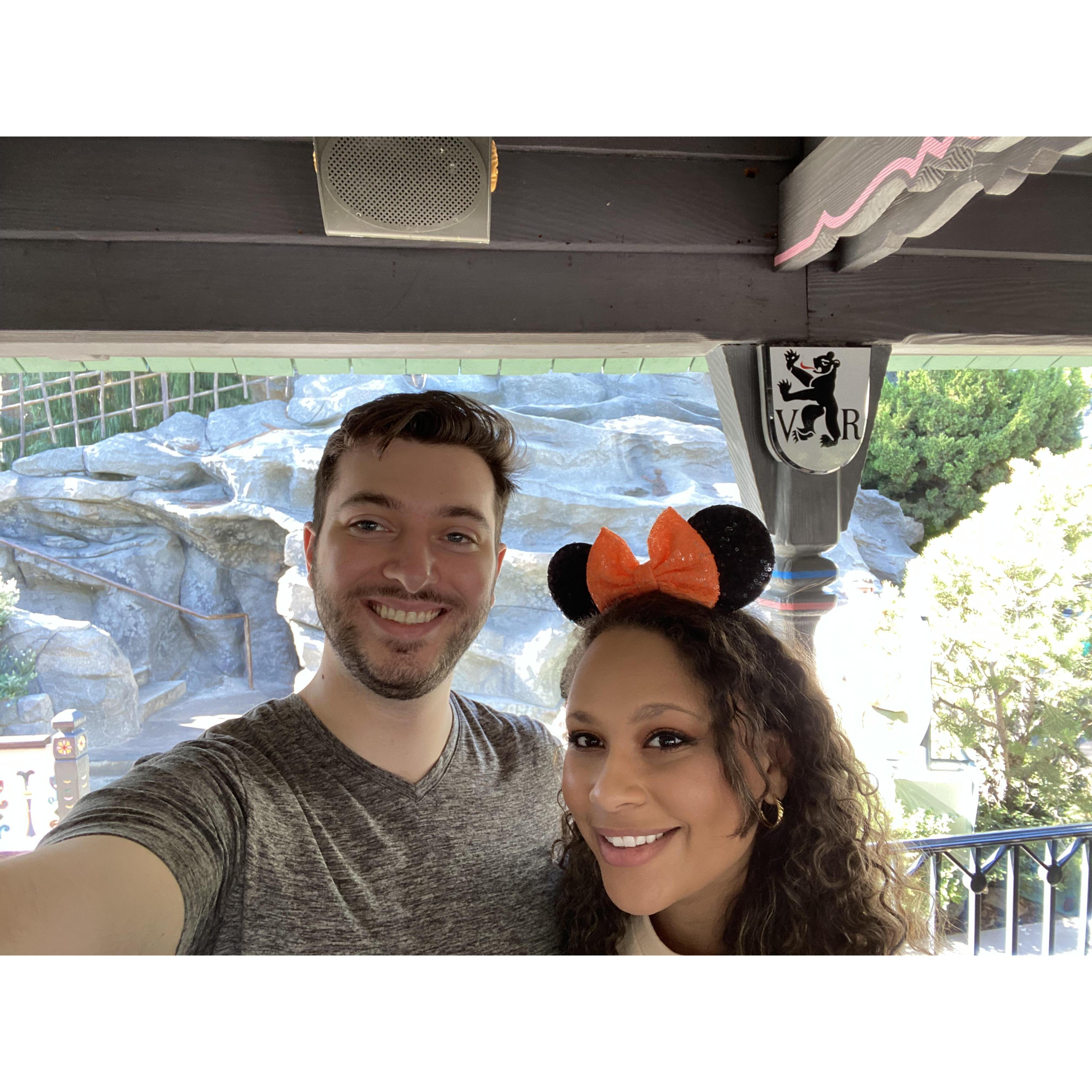 Our first trip to Disneyland together!