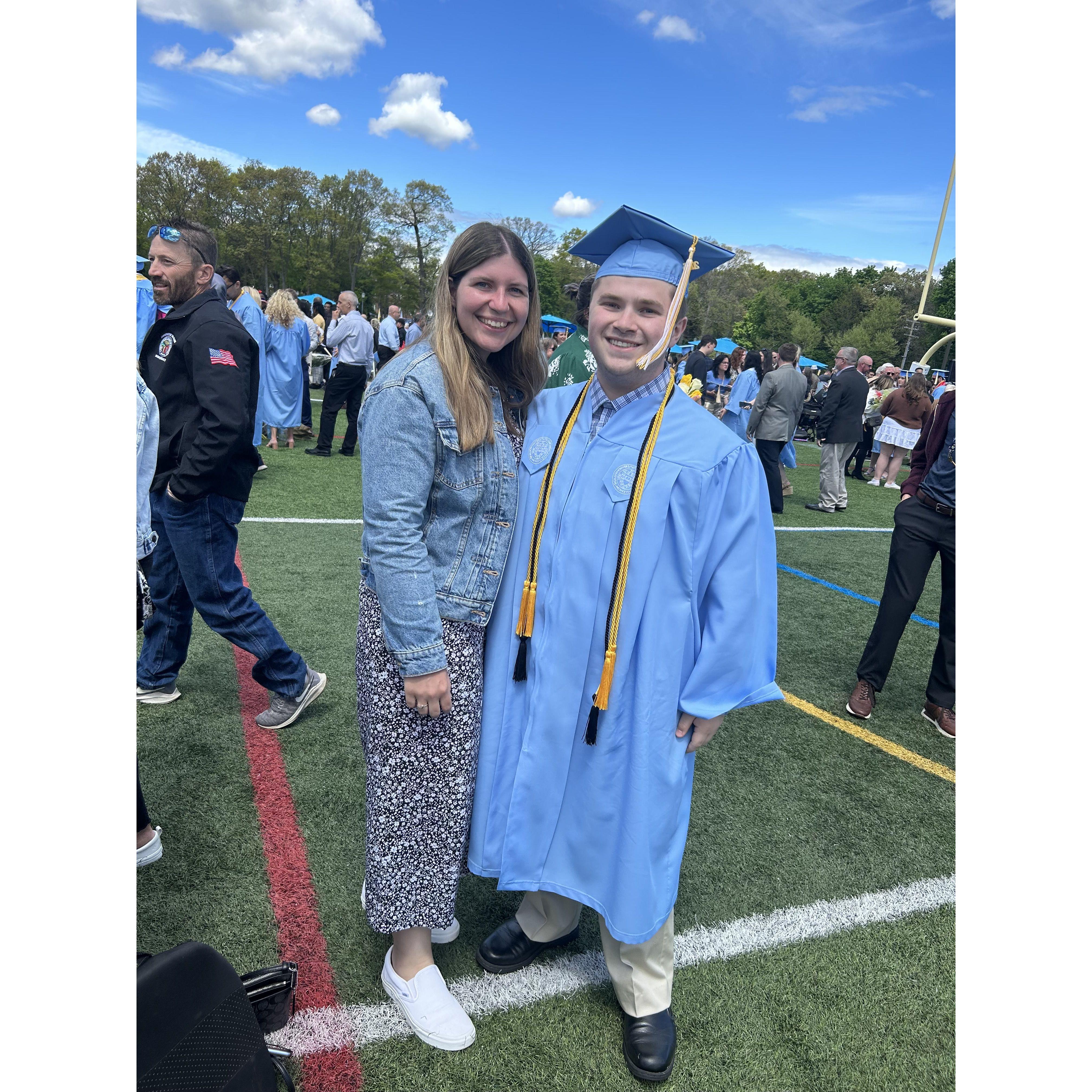Anthony's college graduation