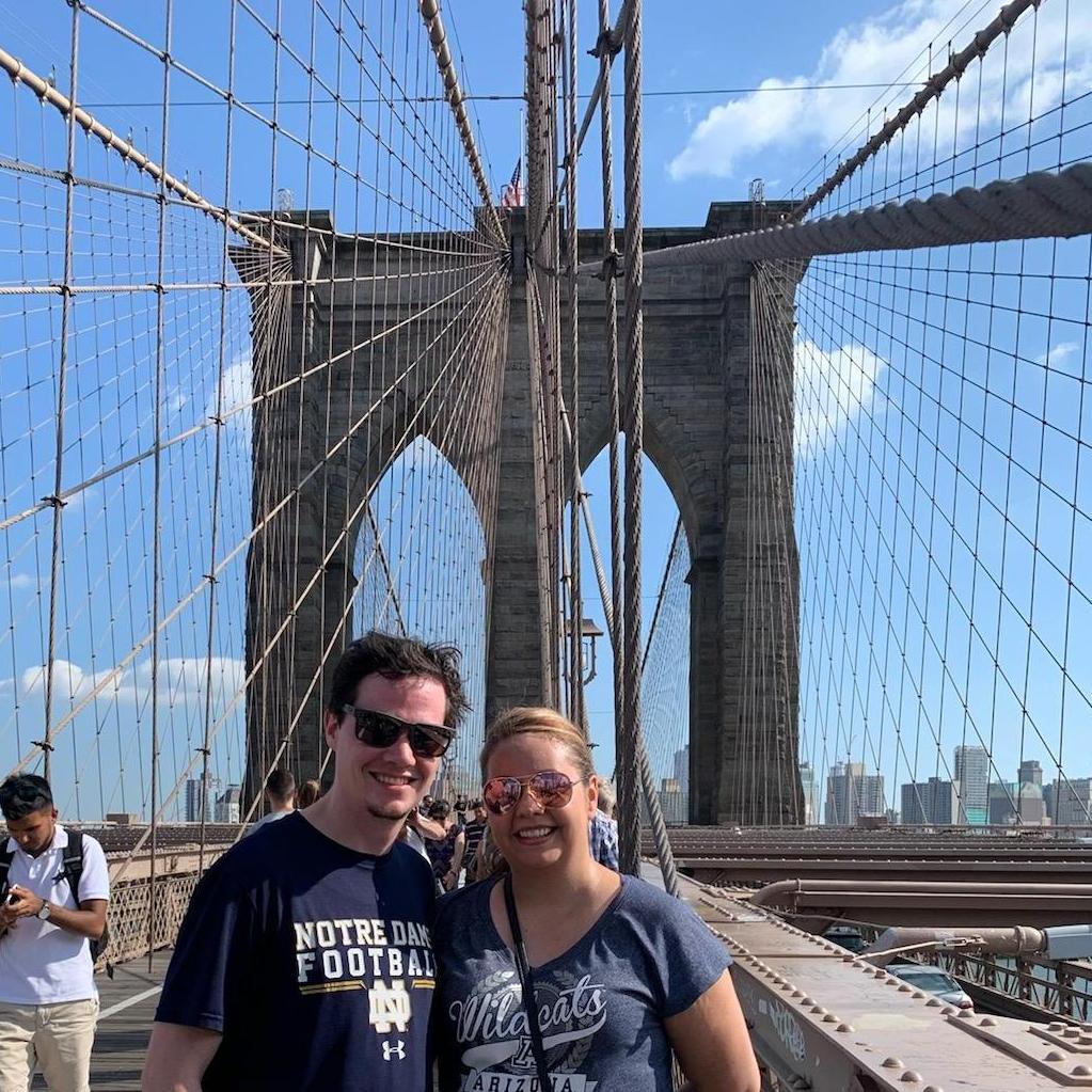 Just a quick stroll on the Brooklyn Bridge...