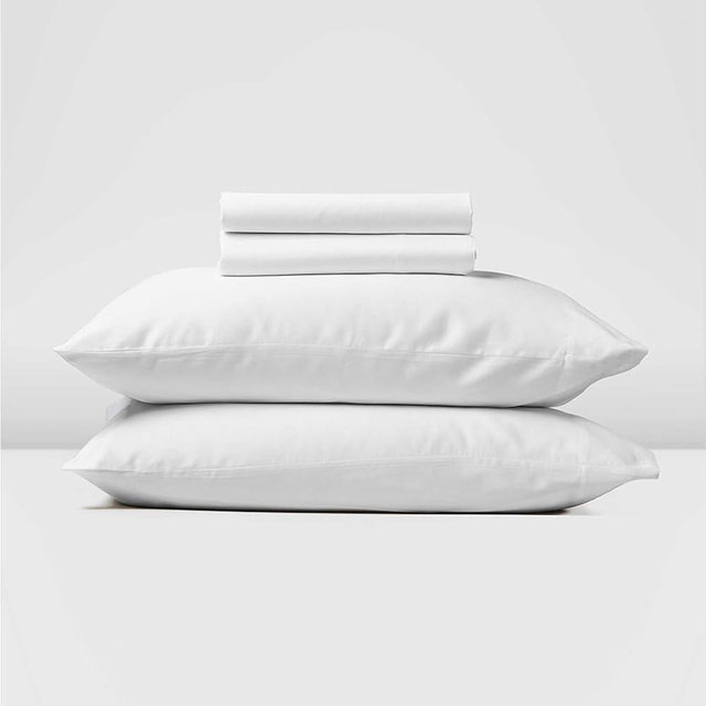 Shrinita Real 1000 Thread Count, 100% Egyptian Cotton Sheet Set [4 PC- Queen Size, Percale White] Bedsheet Sets, Fit Extra DEEP 25" Deep Pocket, Soft Crisp Percale Weave Breathable