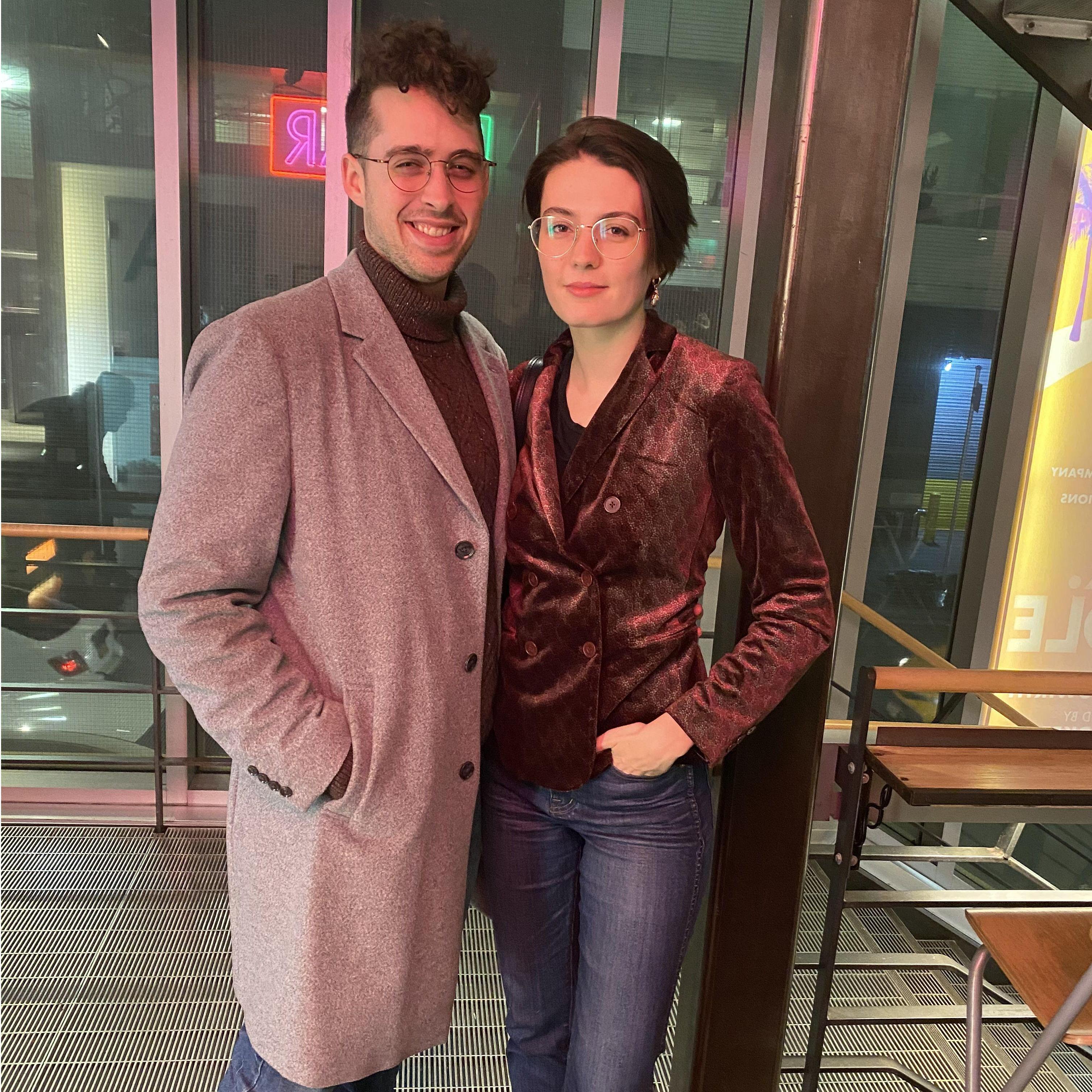 Tekla’s opening night for her Off-Broadway Assistant Director Debut