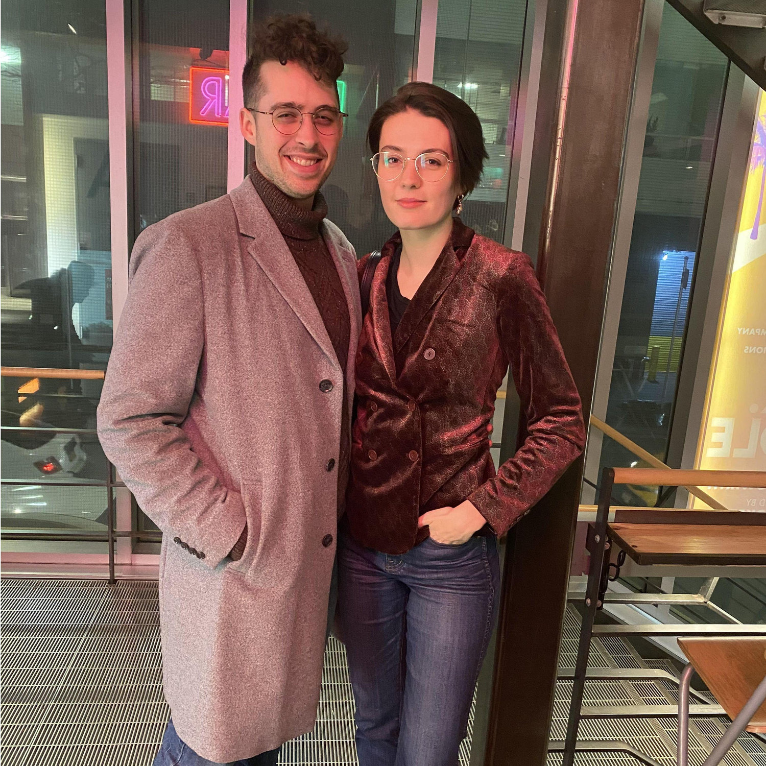 Tekla’s opening night for her Off-Broadway Assistant Director Debut