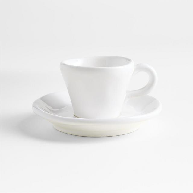 Sorrento White Espresso Cup and Saucer