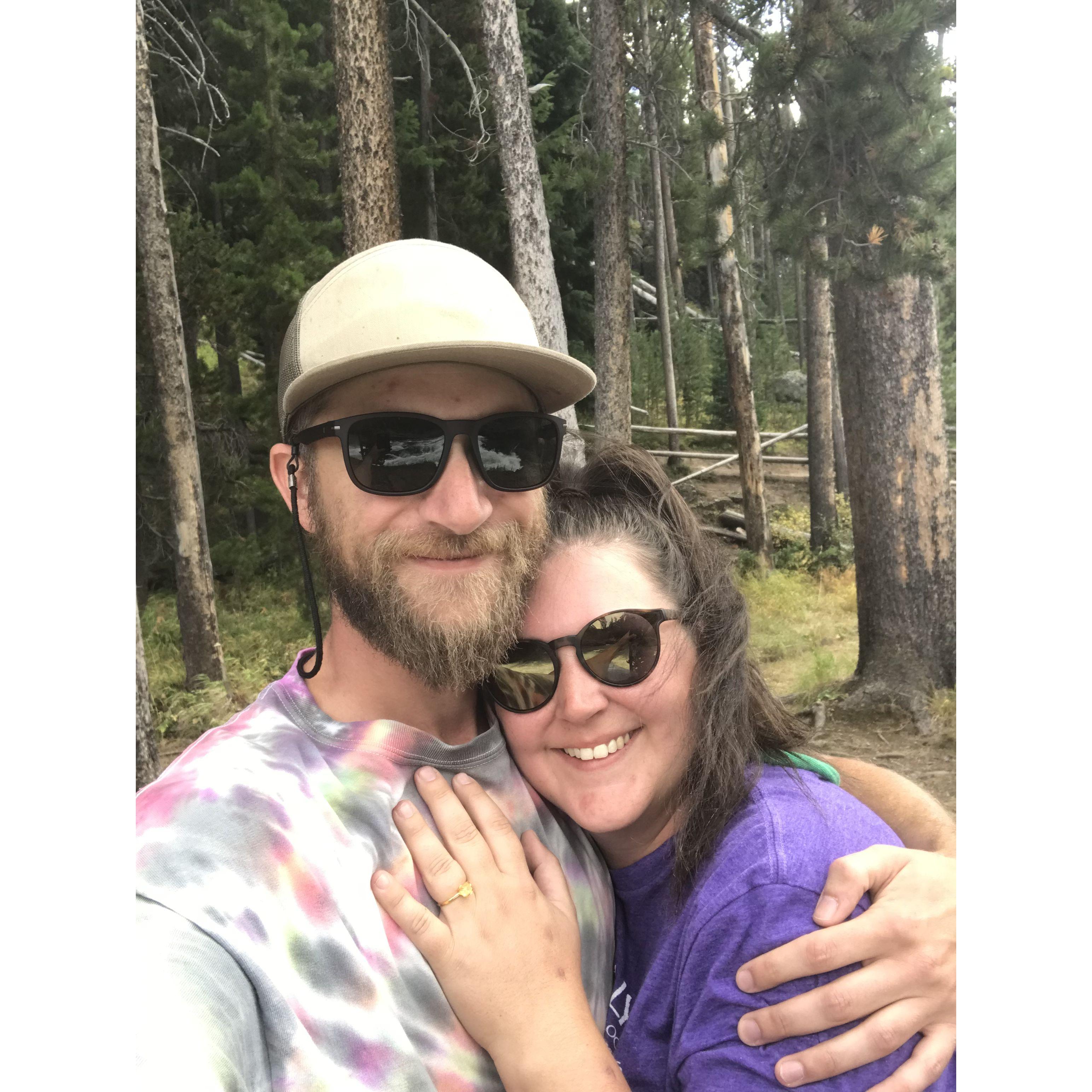 Getting Engaged in Yellowstone