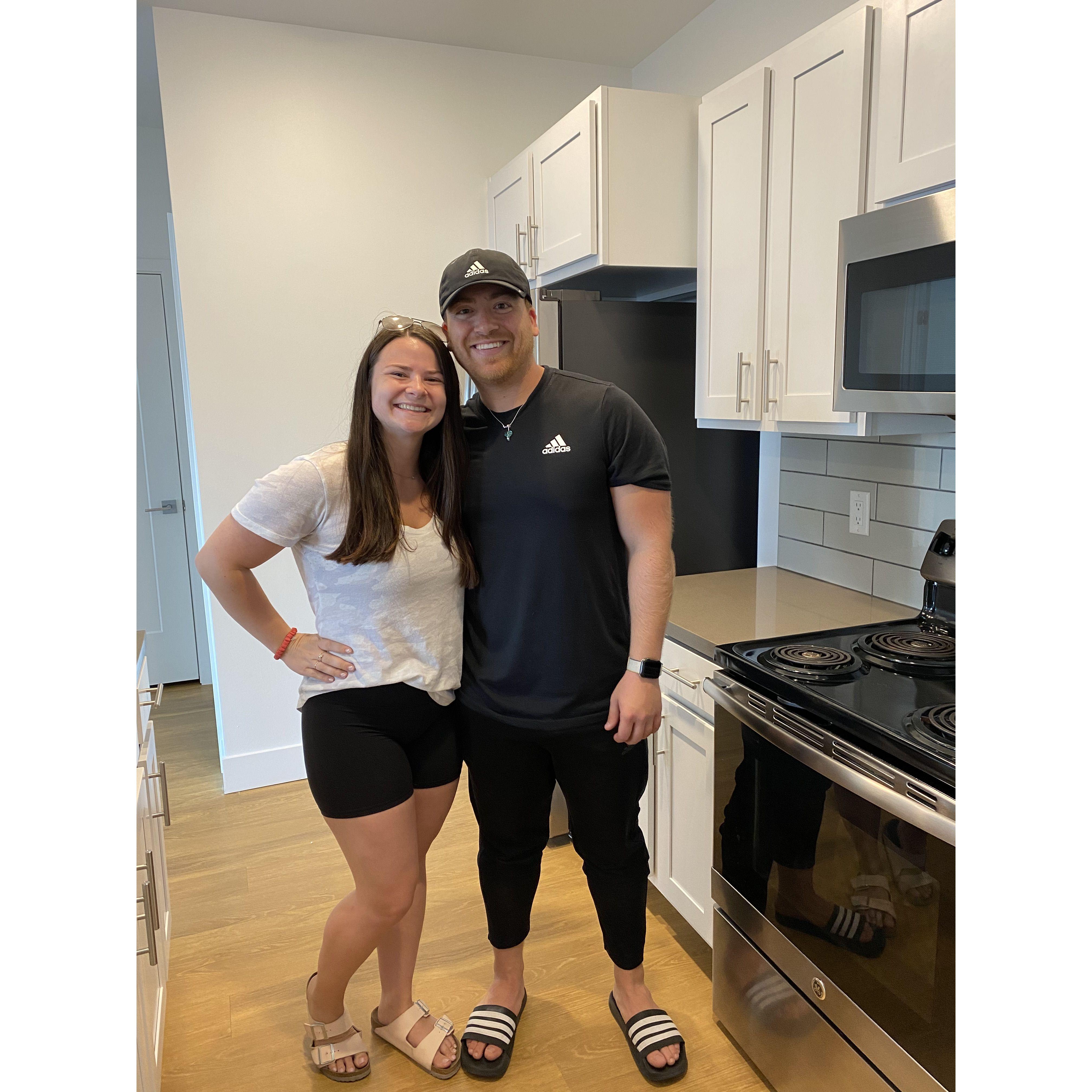 Our first apartment!