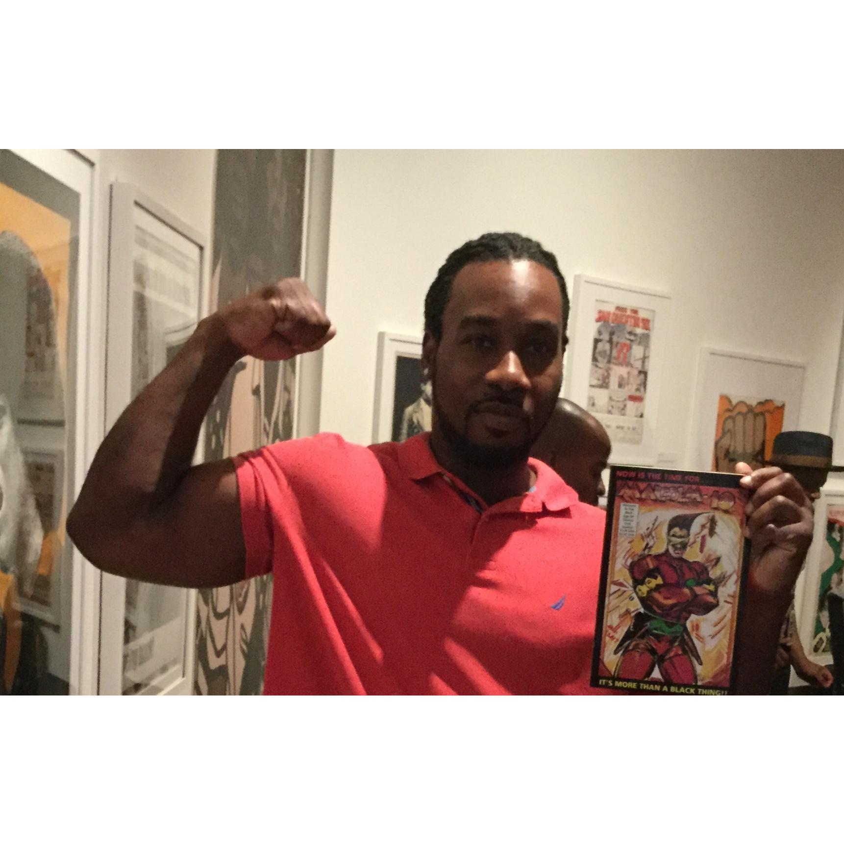 He is my super hero in real life... my personal Malcolm 10 💪🏾
