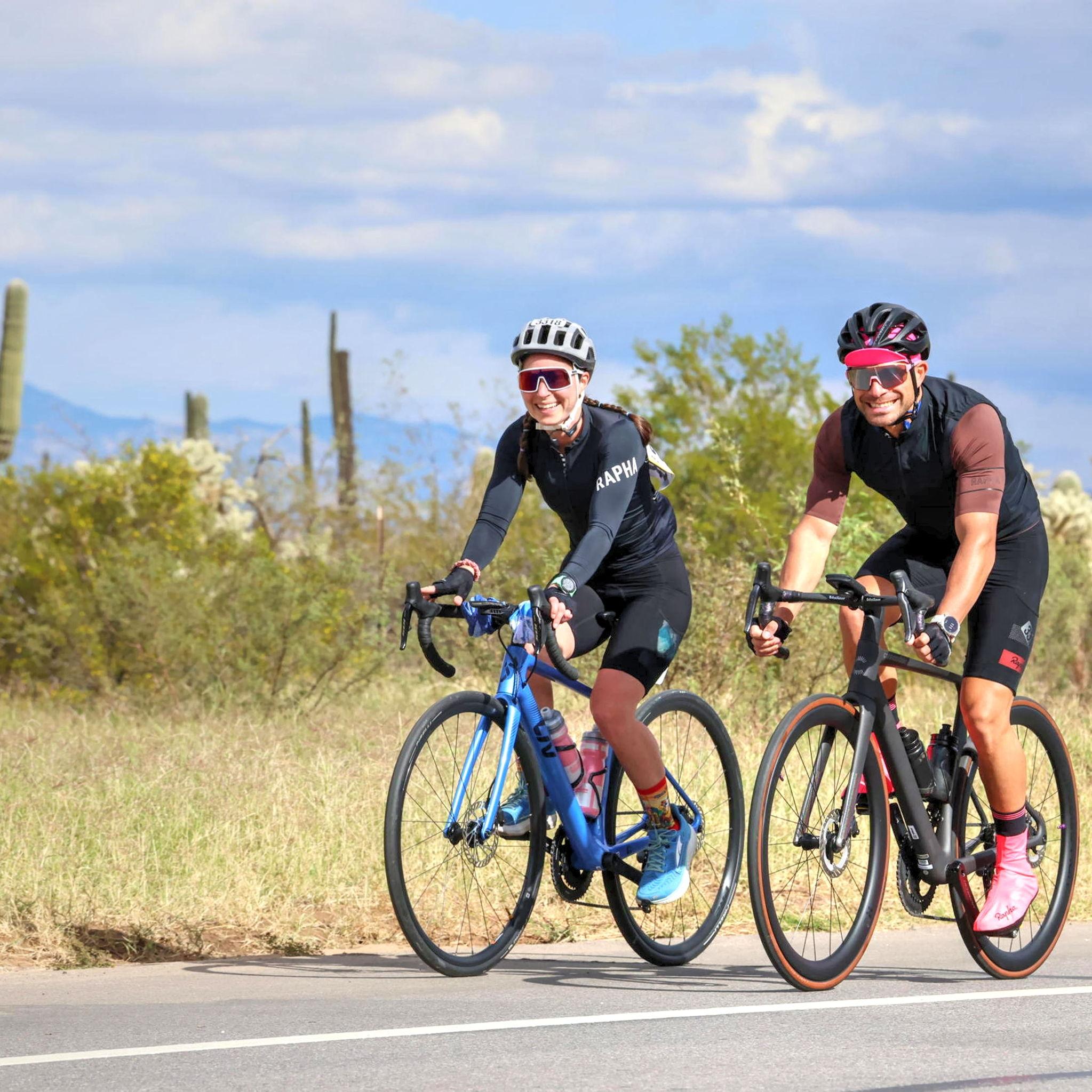 Biking the Tour de Tuscon in Arizona. 102 miles. November 2025