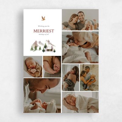 White Holiday Card - Belnord