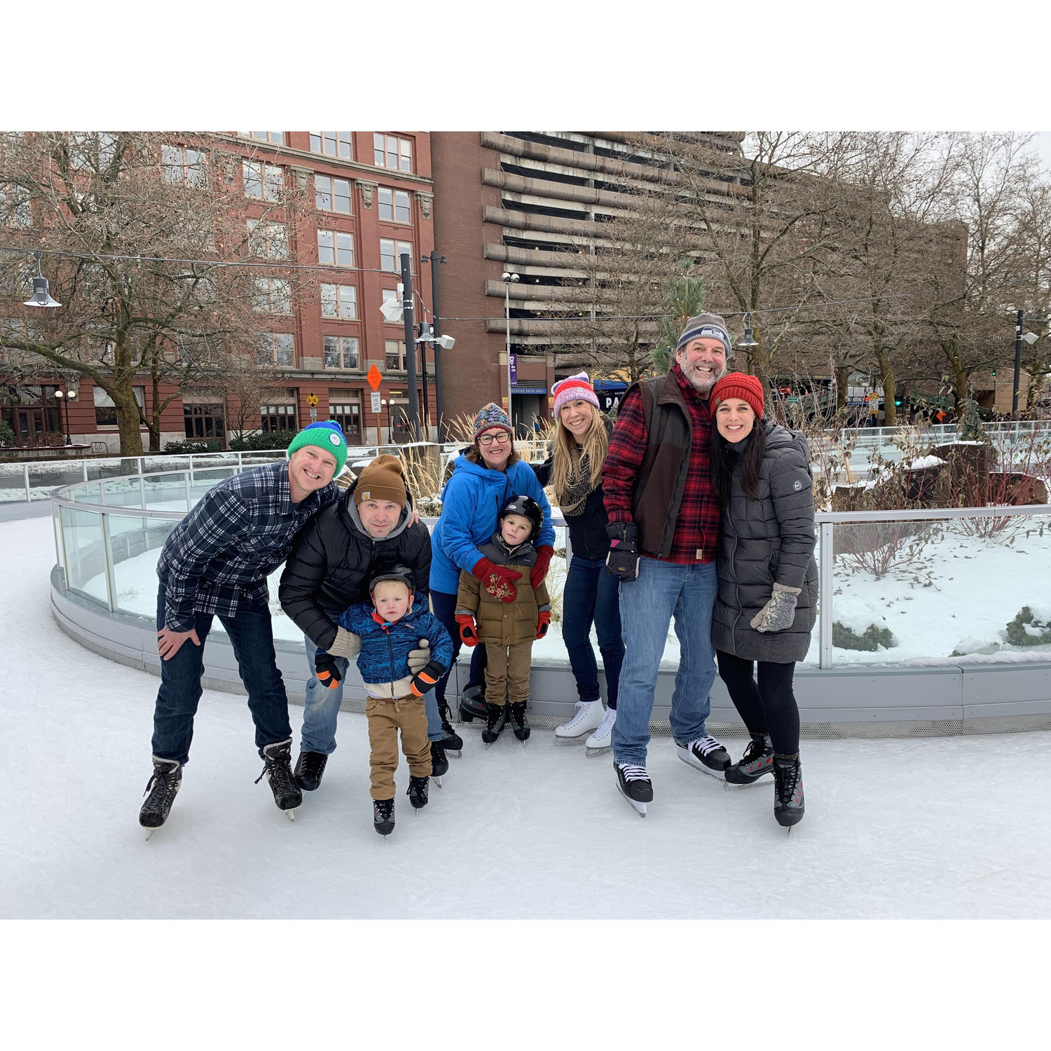 Ice skating in Spokane, WA 2018